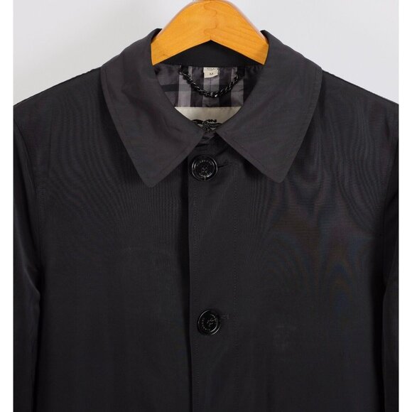 Burberry Prorsum London windbreaker coat sz Medium Nova Check lined black - Picture 3 of 9